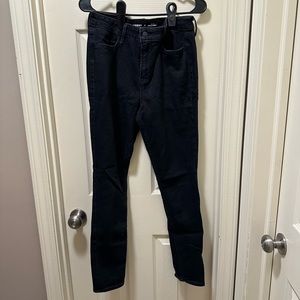 Black jeans. High Rise Skinny Jeans. Size 6.